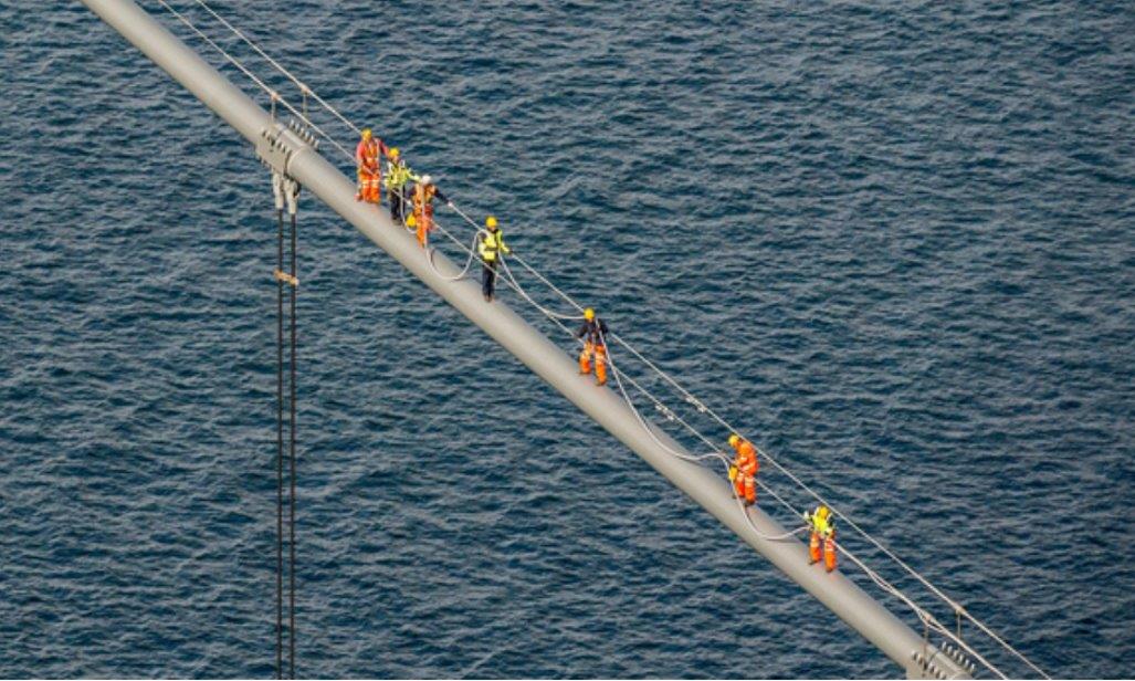 IZMIT BAY SUSPENDED BRIDGE TRAVELLING CABLE INSPECTION CARRAIGES
